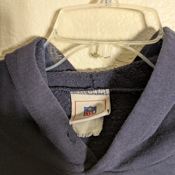 NFL Chicago Bears Navy Hoodie Size Large Pre-owned - Picture 7 of 9